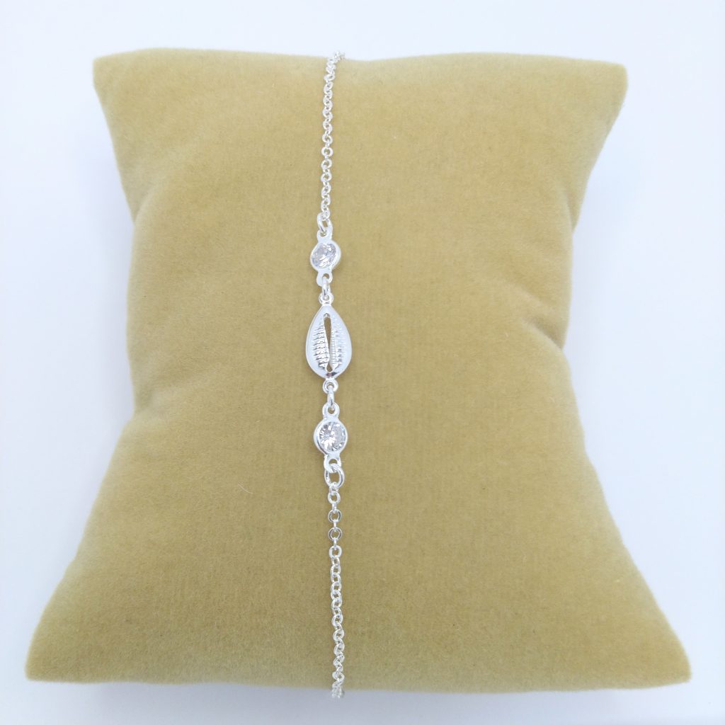 Pulseira Concha 2 pedras